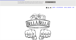 Desktop Screenshot of bellabellagourmet.com
